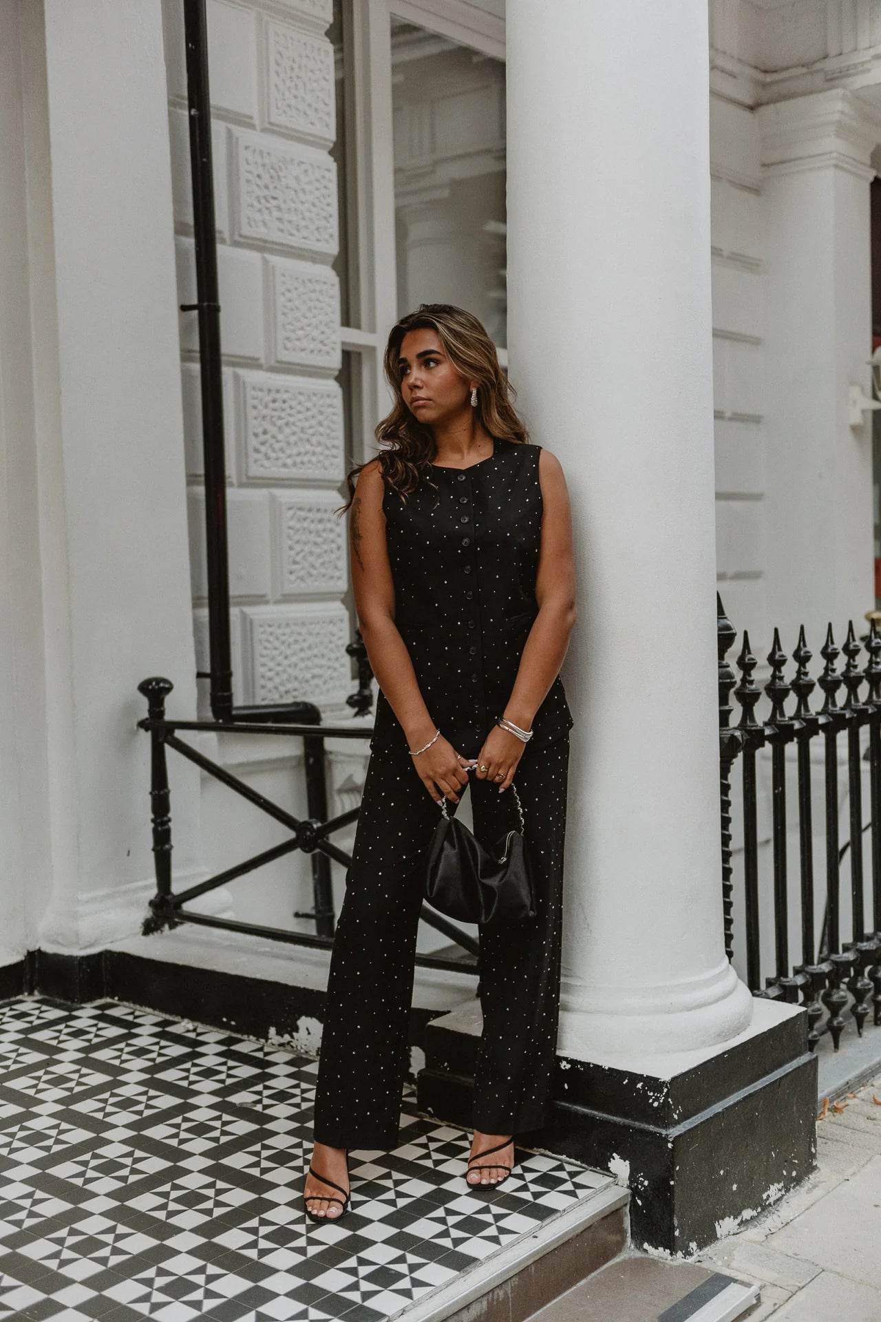 PCMICHELLE Tailored Trousers - Black